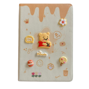 Three-Fold Stand Cute Animal Tablet Case