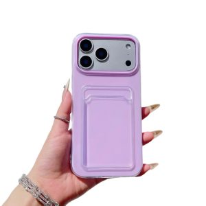 Ins Summer Dopamine Minimalist Jelly Card Holder iPhone Case