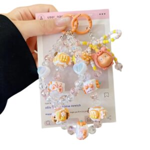 Original Light Luxury Minority Design Glass Wrist Phone Chain