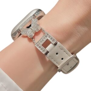Trendy Hot Selling Butterfly & Leather Apple Watch Band
