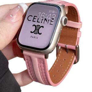 Trendy Hot Selling Runway Style Leather Apple Watch Band