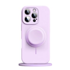 New Airbag Holder Ultra-Thin Liquid Silicone MagSafe Case for iPhone