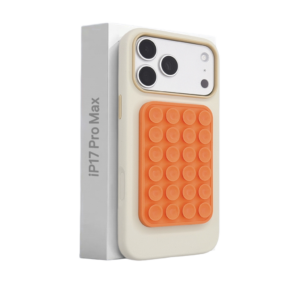 MagSafe Strong Magnetic Suction Phone Case For iPhone 17 Pro Max, INS Trendy Solid Color, Powerful Suction Cup Lazy Bracket