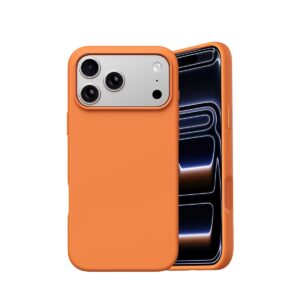 New Liquid Silicone Case Anti-Fingerprint Non-Bulging Film Invisible Airbag Shockproof For iPhone 17 Pro Max