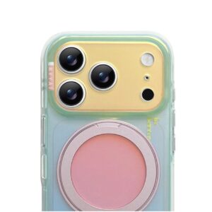 Matte Magnetic Shockproof iPhone Case with Kickstand & Full Camera Protection
