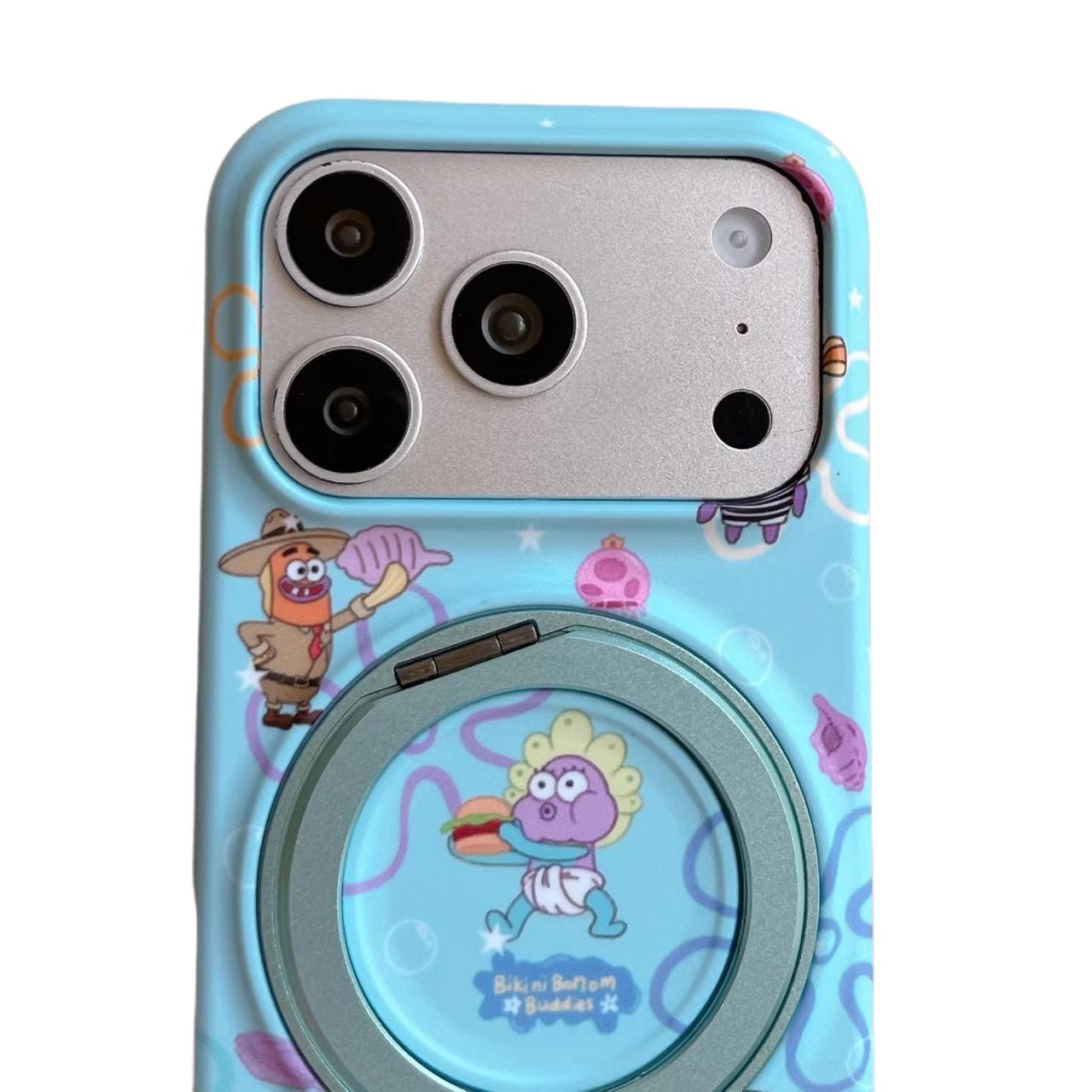 SpongeBob Bikini Bottom 360° Kickstand IMD Film Case For iPhone - Image 4