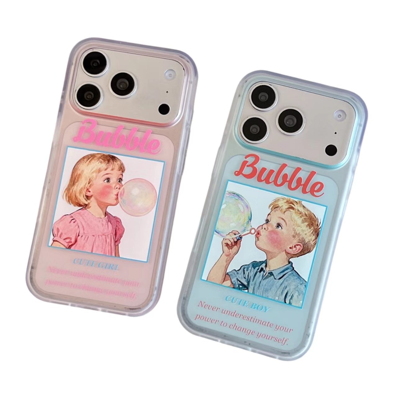 New Cute Aesthetic Vintage American Funny Couple Silicone Phone Case For All iPhone Models - Image 7