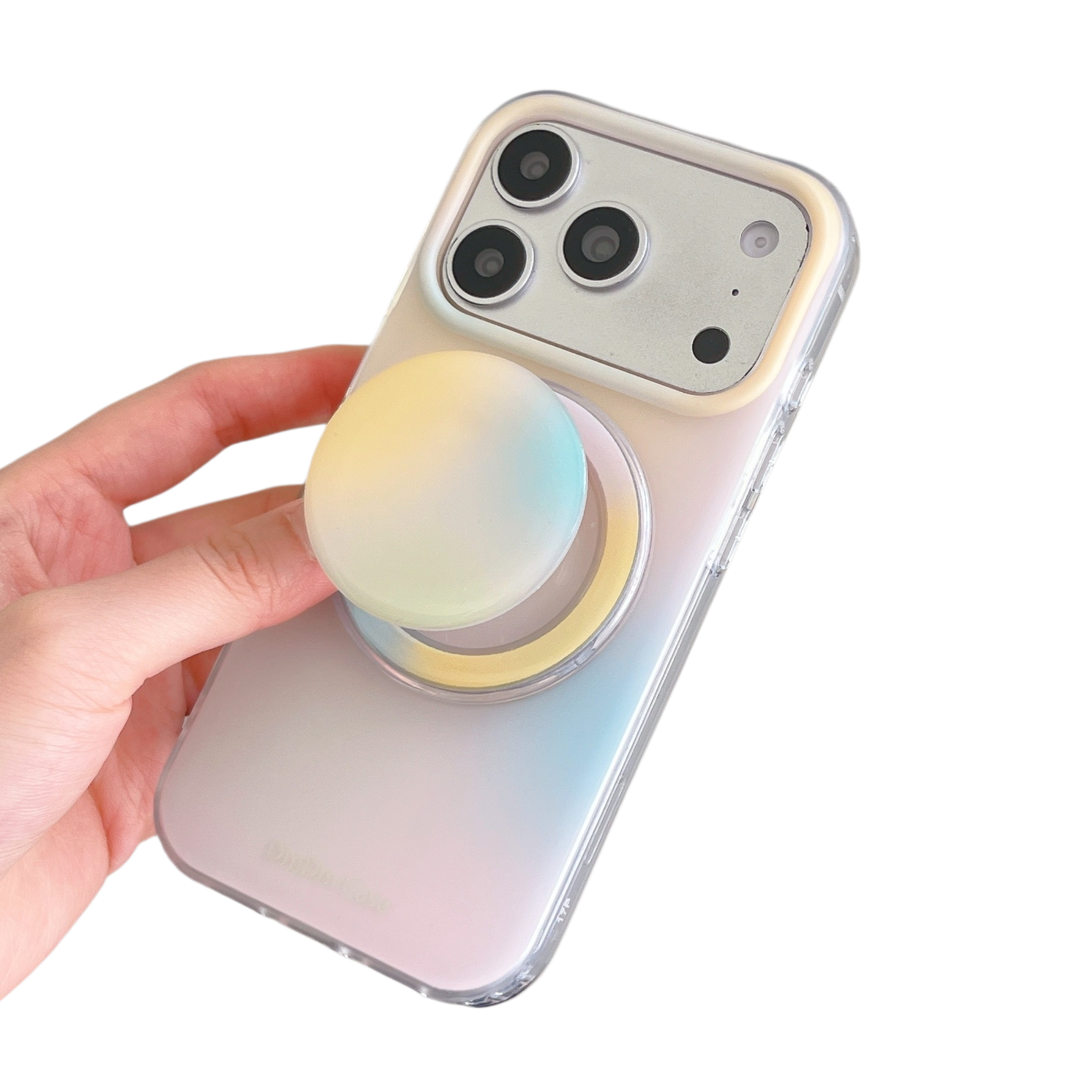 New Ins Summer Macaron Candy Color Contrast Magnetic Phone Case for iPhone with Stand - Image 3