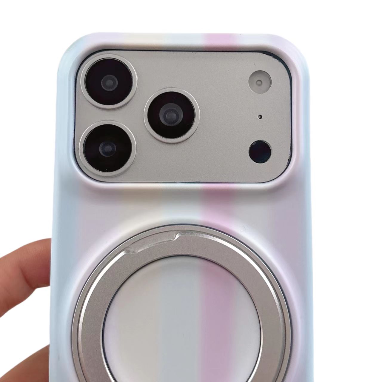 Vertical Stripe 360° All-Round Anti-Drop Protective Case Compatible with All iPhone Models - Image 7