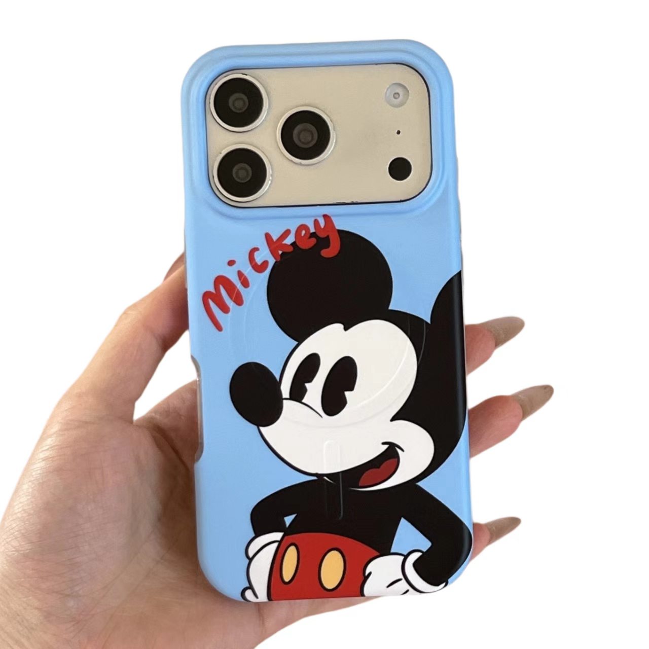 New Cute Classic Cartoon Mouse & Dog Magnetic Full-Body Shockproof Case for iPhone - Image 4