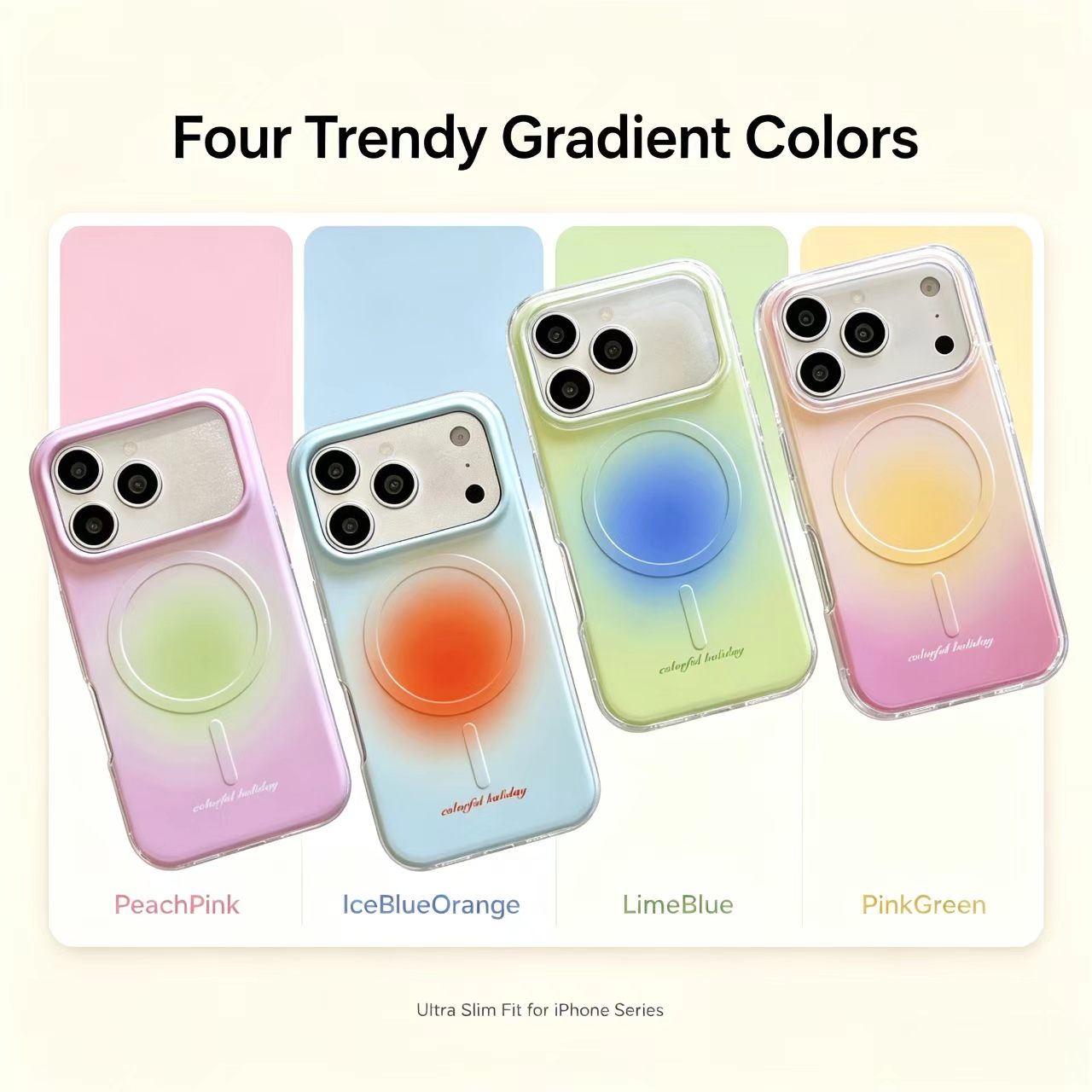 Premium Minimalist Macaron Matte Magnetic Phone Case for iPhone - Image 8