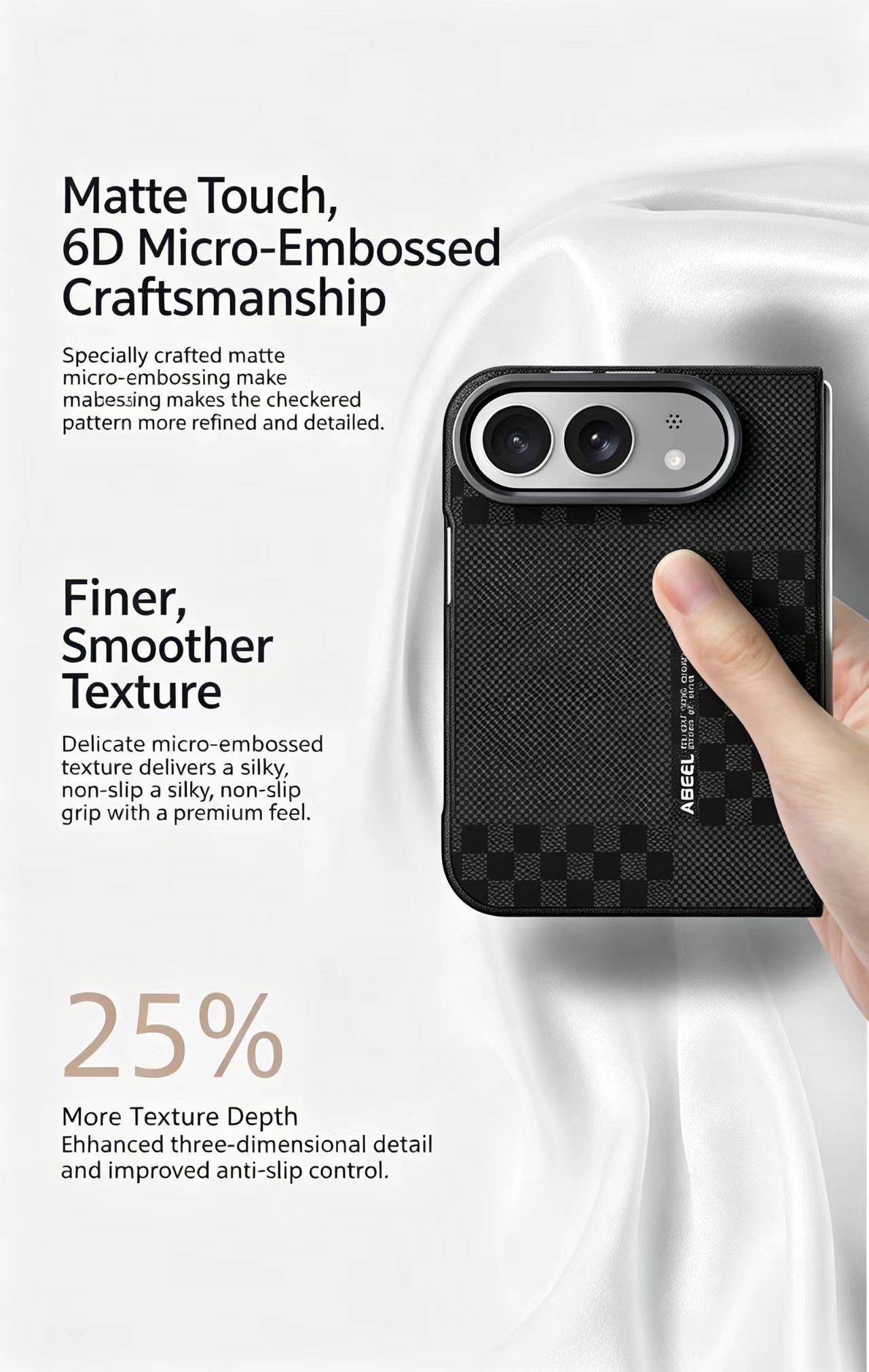 Case for iPhone Ultra 6D Embossed Magsafe Magnetic Case with Hidden Foldable Kickstand - Image 8